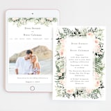 "beautiful posies" - Wedding Website in Fresh by Phrosné Barwood - Match Your Stationery