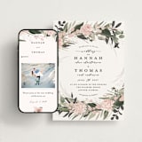 "Ivory Ring" - Wedding Website in Blush by Susan Moyal - Match Your Stationery