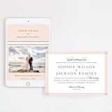 "Classical" - Wedding Website in Blush by Michelle Taylor - Match Your Stationery