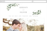 "garden path" - Wedding Website in Ivory by Kristie Kern - Desktop Design