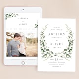 "garden path" - Wedding Website in Ivory by Kristie Kern - Match Your Stationery