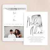 "Moxie" - Wedding Website in Ink by Design Lotus - Match Your Stationery