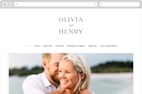 "Timeless Love" - Wedding Website in Blush by Carolyn MacLaren - Desktop Design