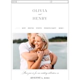 "Timeless Love" - Wedding Website in Blush by Carolyn MacLaren - Guest Management