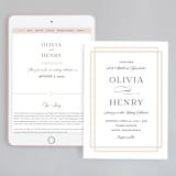 "Timeless Love" - Wedding Website in Blush by Carolyn MacLaren - Match Your Stationery