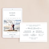 "Structured Charm" - Wedding Website in Midnight by Kimberly FitzSimons - Match Your Stationery