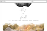 "printed" - Wedding Website in Onyx by JoAnn Jinks - Desktop Design