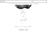 "printed" - Wedding Website in Onyx by JoAnn Jinks - Desktop Design
