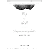 "printed" - Wedding Website in Onyx by JoAnn Jinks - Guest Management