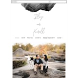 "printed" - Wedding Website in Onyx by JoAnn Jinks - Mobile Layout