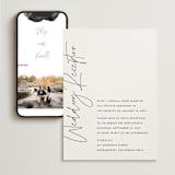 "printed" - Wedding Website in Onyx by JoAnn Jinks - Match Your Stationery