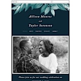 "Moonlit Garden" - Wedding Website in Twilight by GeekInk Design - Guest Management