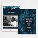 "Moonlit Garden" - Wedding Website in Twilight by GeekInk Design - Match Your Stationery