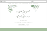 "Botanical Seal" - Wedding Website in Pastel by Kristen Smith - Desktop Design