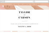 "Formation" - Wedding Website in Terracota by Olivia Goree - Desktop Design