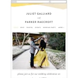 "Collage" - Wedding Website in Golden Rod by Ann Gardner - Mobile Layout