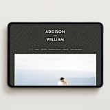 "As if a Dream" - Wedding Website in Cloud by Pine Street Creative - Desktop Design