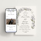 "Forget Me Nots" - Wedding Website in Violet by Jenna Holcomb - Match Your Stationery