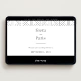 "Embellished Note" - Wedding Website in Tuxedo by tuldok - Desktop Design