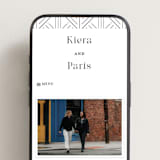 "Embellished Note" - Wedding Website in Tuxedo by tuldok - Mobile Layout