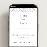 "Embellished Note" - Wedding Website in Tuxedo by tuldok - Mobile Layout