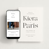 "Embellished Note" - Wedding Website in Tuxedo by tuldok - Match Your Stationery