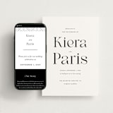 "Embellished Note" - Wedding Website in Tuxedo by tuldok - Match Your Stationery