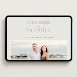 "Hayes" - Wedding Website in Forest by Blustery August - Desktop Design