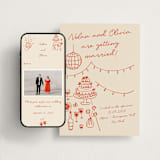 "Party On!" - Wedding Website in Sangria Spark by Zove Ahhh - Match Your Stationery