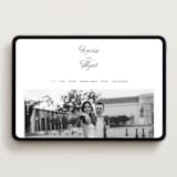 "Terra" - Wedding Website in Snow by Pixel and Hank - Desktop Design