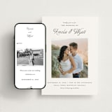 "Terra" - Wedding Website in Snow by Pixel and Hank - Match Your Stationery