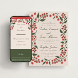 "Cherry Tomatoes" - Wedding Website in Tomato by Katharine Watson - Match Your Stationery