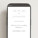 "From This Moment On" - Wedding Website in Classique by Design Lotus - Mobile Layout