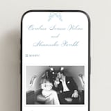 "Royalty" - Wedding Website in Capri by Creo Study - Mobile Layout