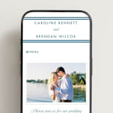 "Coast" - Wedding Website in Ocean by Kelly Schmidt - Mobile Layout