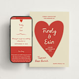 "Big Heart Wedding" - Wedding Website in Cherry by Ani Somi - Match Your Stationery