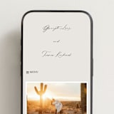 "kinkaid" - Wedding Website in Ivory by Carolyn Nicks - Mobile Layout