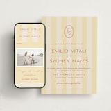 "palmetto" - Wedding Website in Lemon by Ellen Schlegelmilch - Match Your Stationery