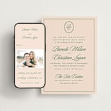 "Scripted" - Wedding Website in Emerald by Creo Study - Match Your Stationery