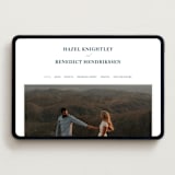 "melihrolo" - Wedding Website in Powder Blue by chocomocacino - Desktop Design