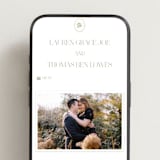 "Summer Fields" - Wedding Website in Petal by Lisa Joanna Harrison - Mobile Layout