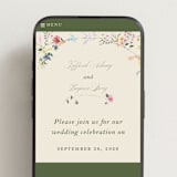 "whimsey floral" - Wedding Website in English Garden by Phrosné Barwood - Mobile Layout