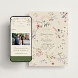 "whimsey floral" - Wedding Website in English Garden by Phrosné Barwood - Match Your Stationery