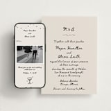 "simple monogram" - Wedding Website in Lace by Cass Loh - Match Your Stationery