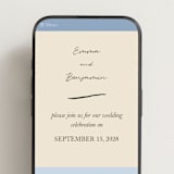 "The Swan" - Wedding Website in Buttercream by Helena Vitto - Mobile Layout