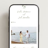 "Alento" - Wedding Website in Celeste by Pati Cascino - Mobile Layout