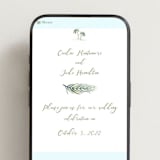 "Alento" - Wedding Website in Celeste by Pati Cascino - Mobile Layout