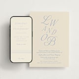 "Luxe" - Wedding Website in Ocean by Baumbirdy - Match Your Stationery