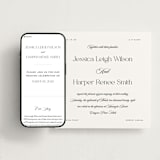 "Modern Romance" - Wedding Website in Obsidian by Jennifer Postorino - Match Your Stationery