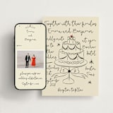 "Modern Love" - Wedding Website in Champagne by Helena Vitto - Match Your Stationery